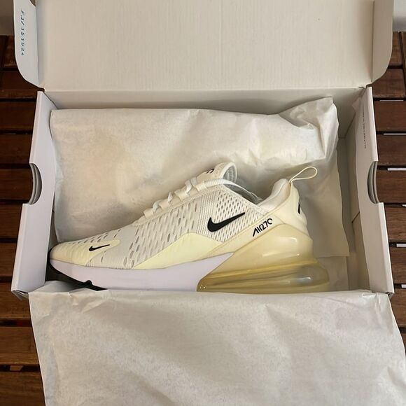 Nike Air Max 270 Sail/Coconut Milk USA Women Size 8/UK 5.5/EU 39(AH6789-124) - Picture 11 of 11